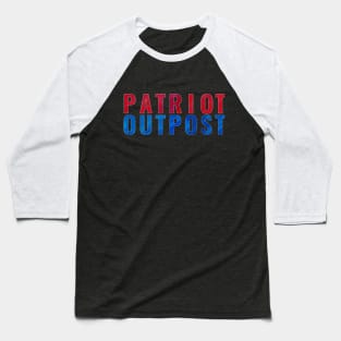 Patriot Outpost Red/Blue Baseball T-Shirt